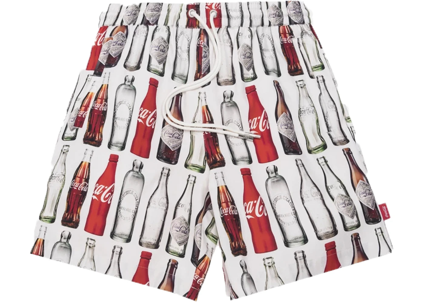 Kith x Coca-Cola Surf Board Print Hardaway Shorts White