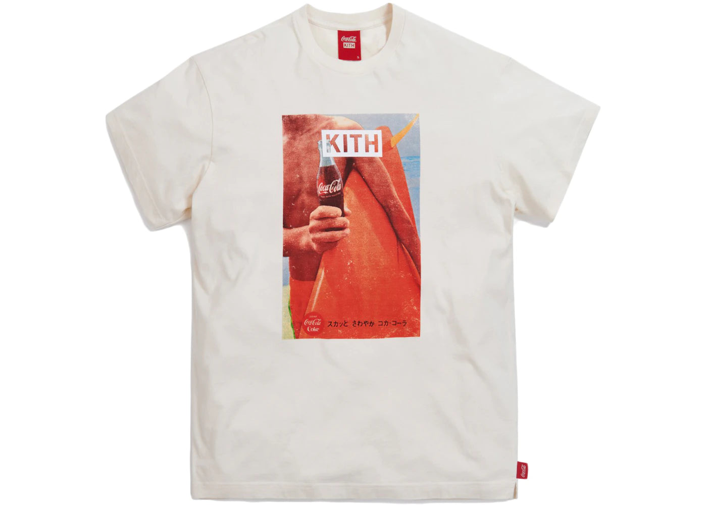 Kith x Coca-Cola Surfboard Vintage Tee Ivory