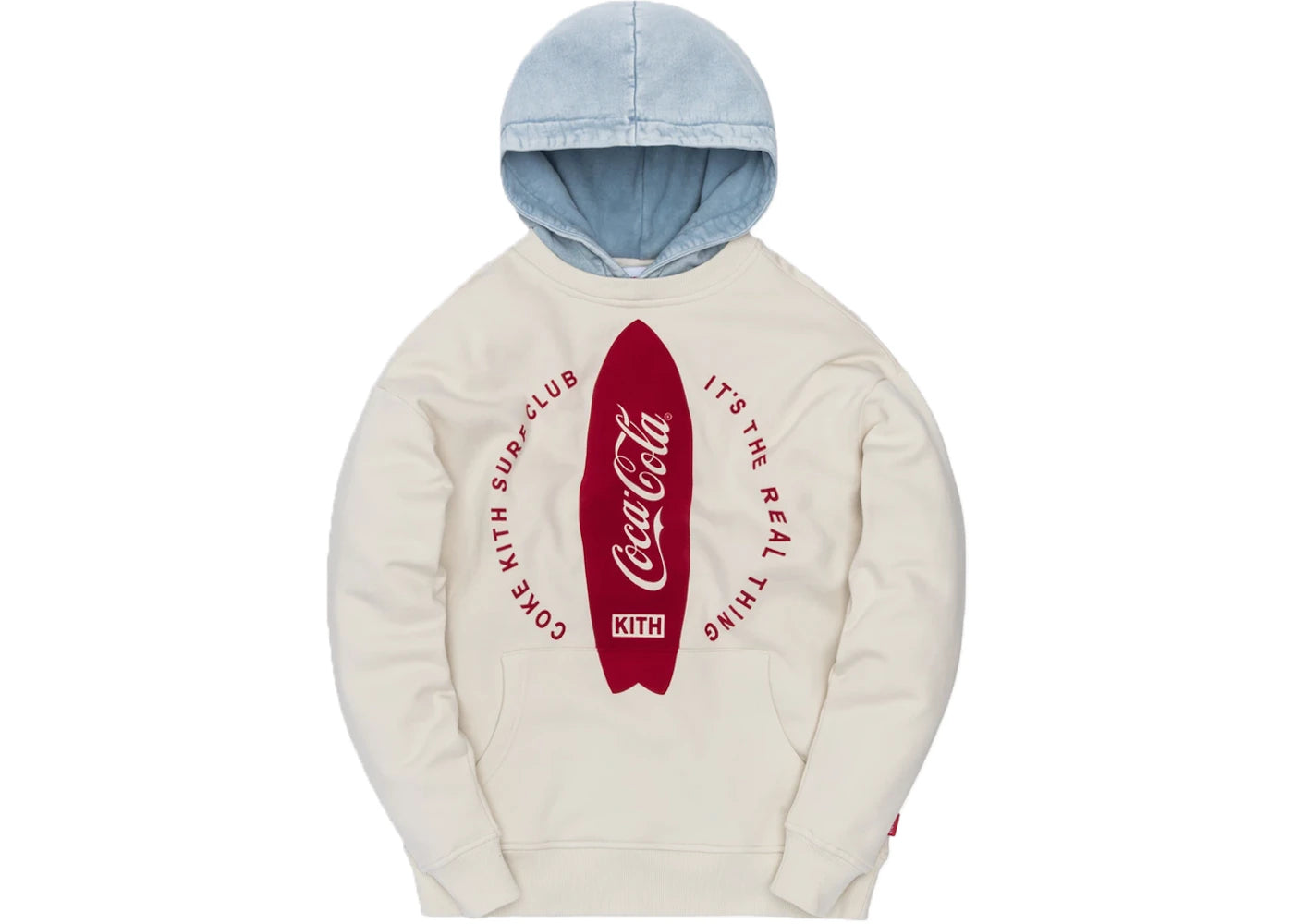 Kith x Coca-Cola Surfboard Williams II Hoodie Turtledove