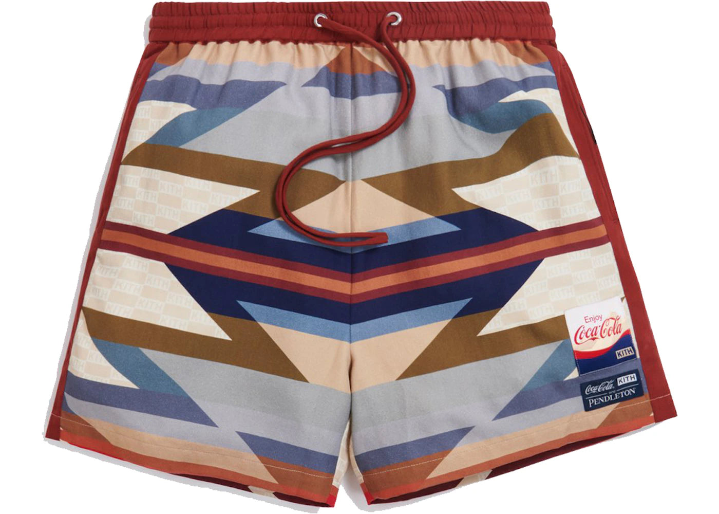 Kith x Coca-Cola x Pendleton Short Maroon/Multi