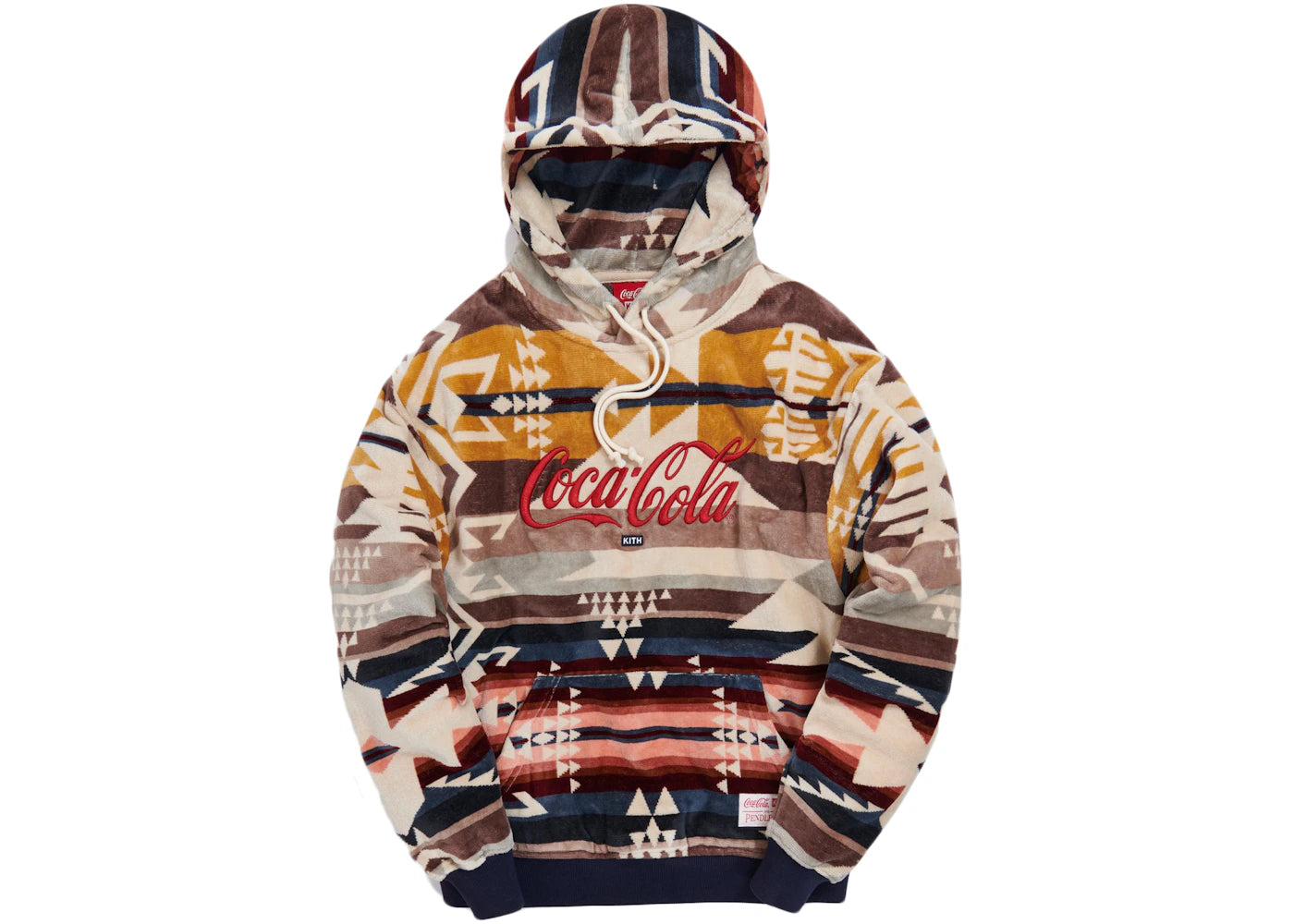 Kith x Coca-Cola x Pendleton Terry Williams 3 Hoodie Ivory/Multi