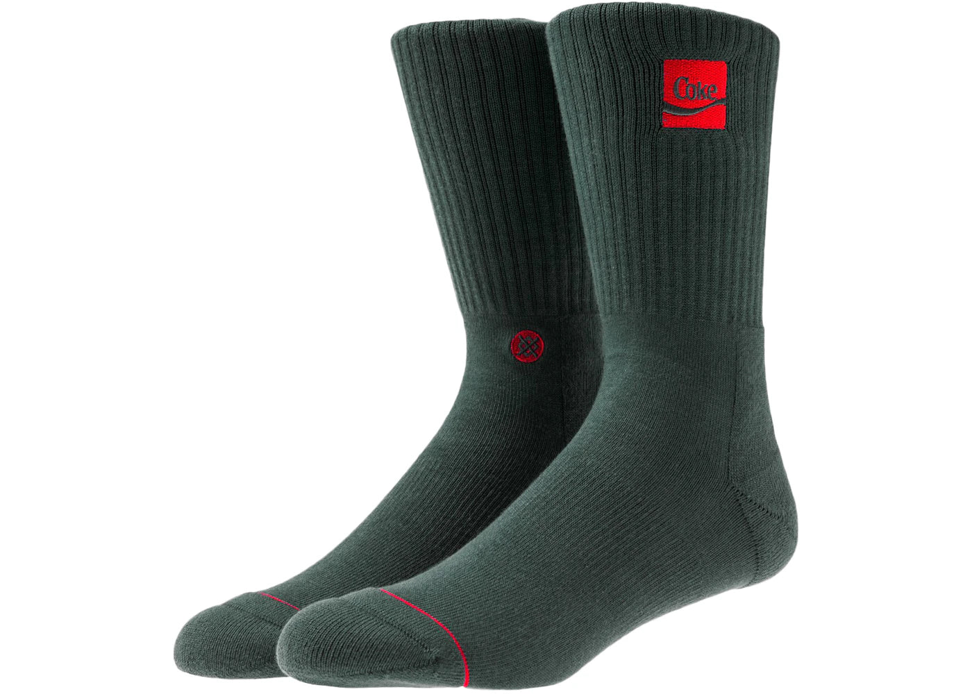Kith x Coca-Cola x Stance Crew Sock Green/Red