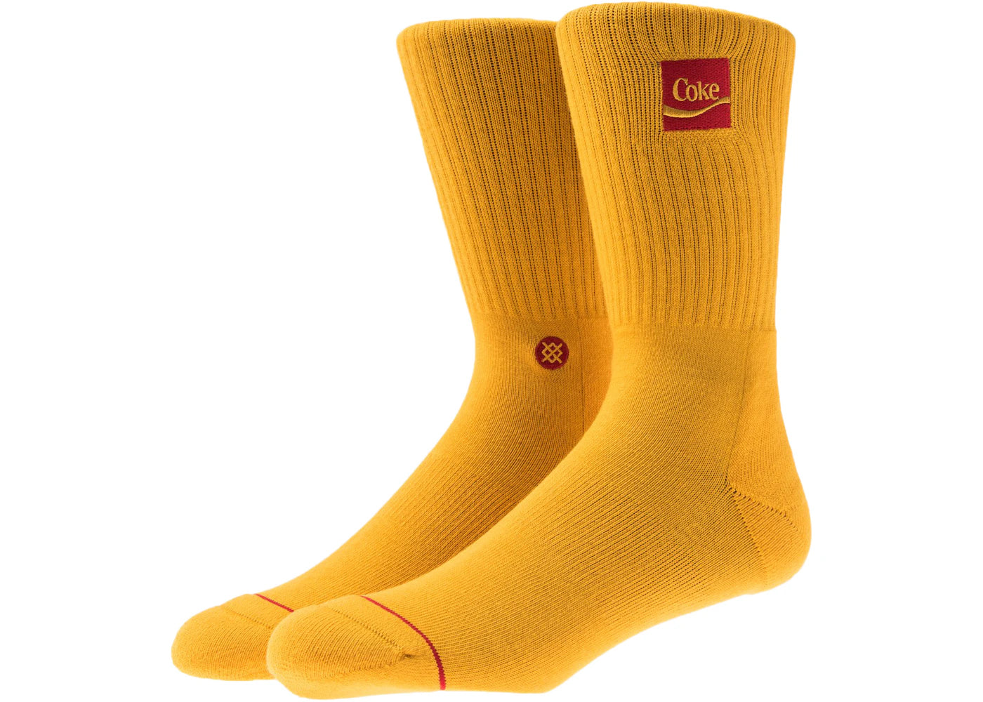 Kith x Coca-Cola x Stance Crew Sock Yellow
