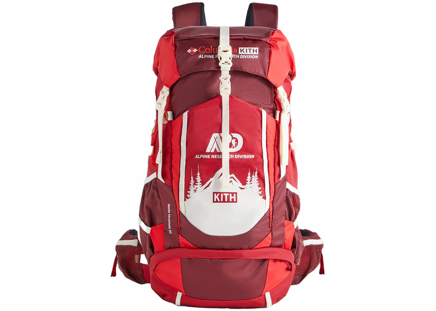 Kith x Columbia 37L Backpack Bright Red