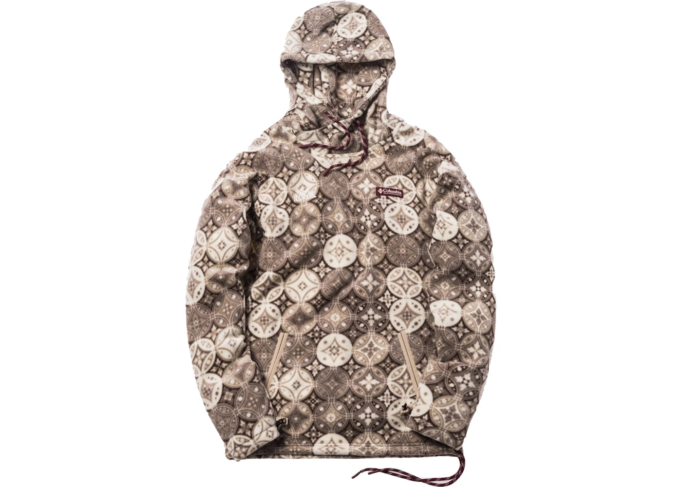 Kith x Columbia Fleece Hoodie Fossil