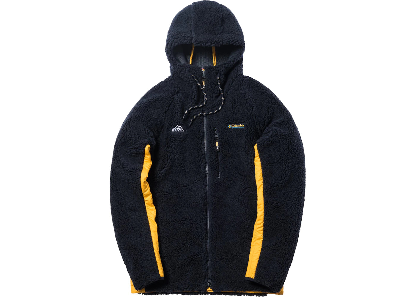 Kith x Columbia High Pile Full Zip Jacket Abyss