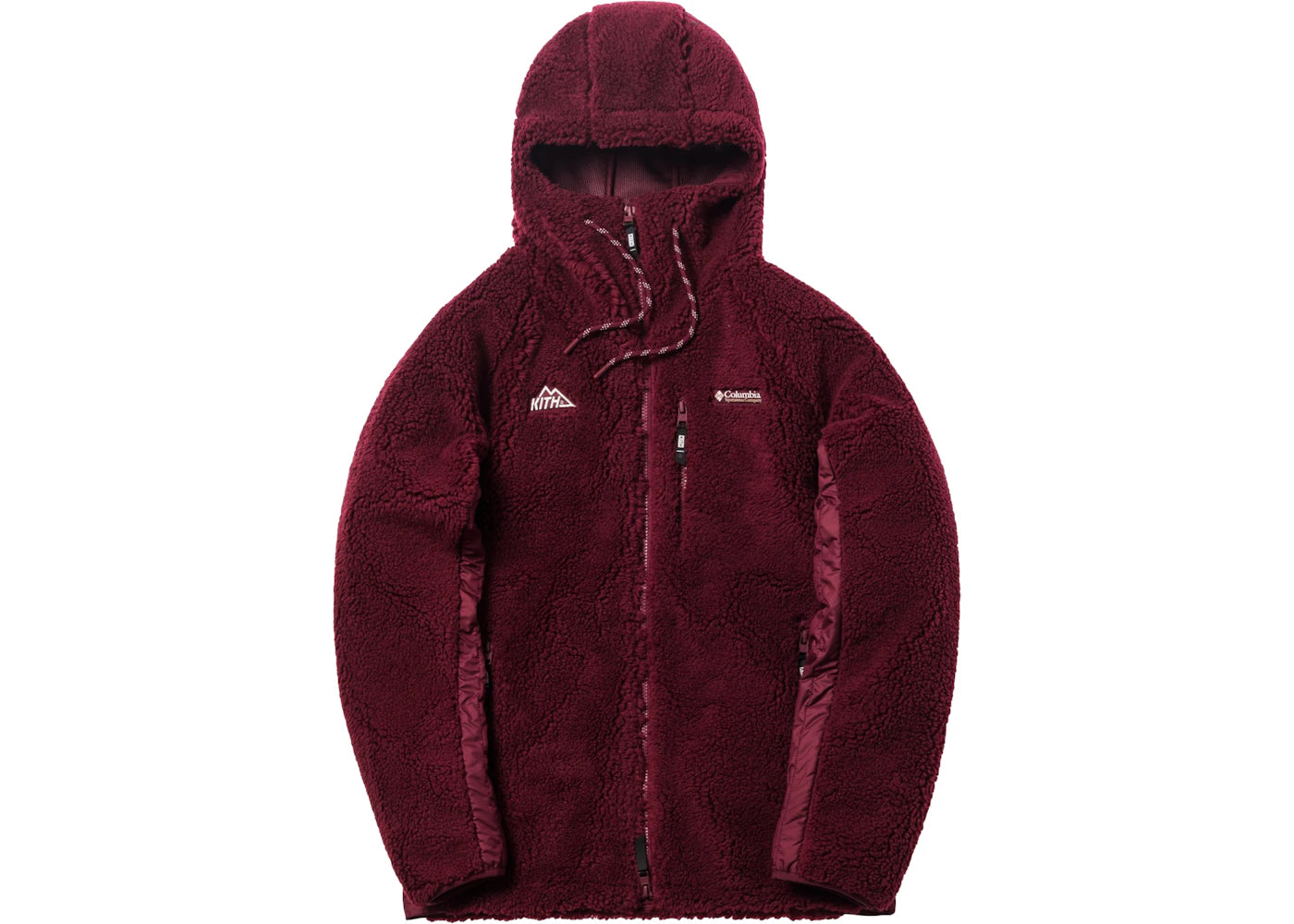 Kith x Columbia High Pile Full Zip Jacket Chianti