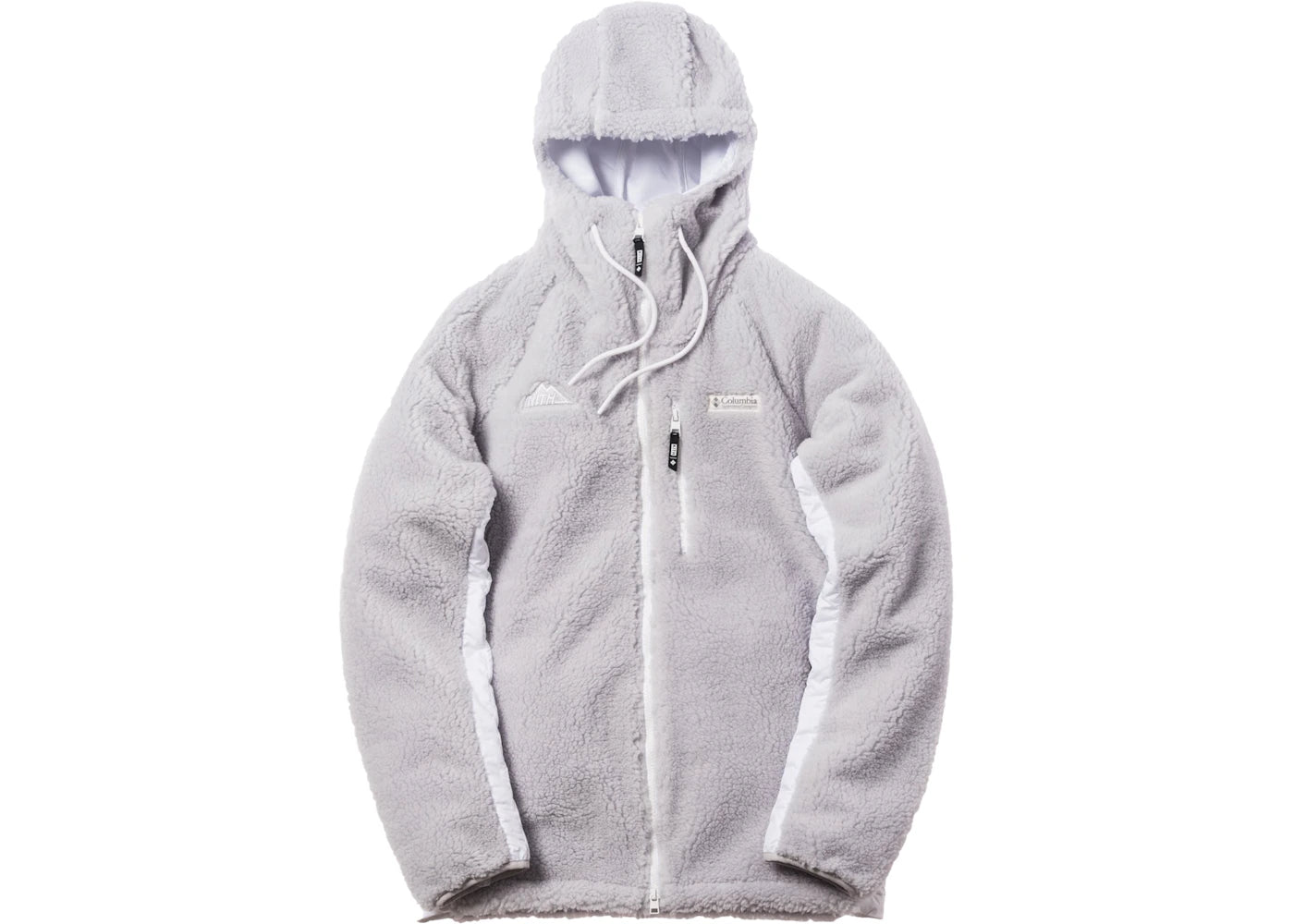 Kith x Columbia High Pile Full Zip Jacket Grey Ice