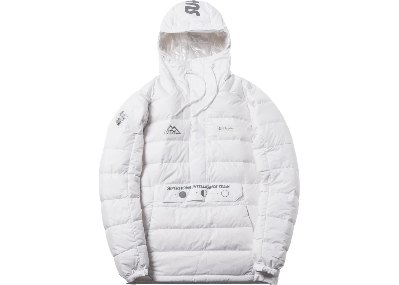 Kith x Columbia Insulated Hoodie White