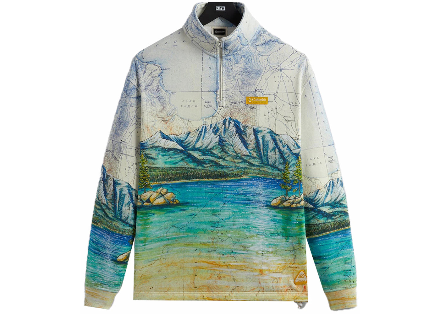 Kith x Columbia Lake Tahoe Quarter Zip Chalk