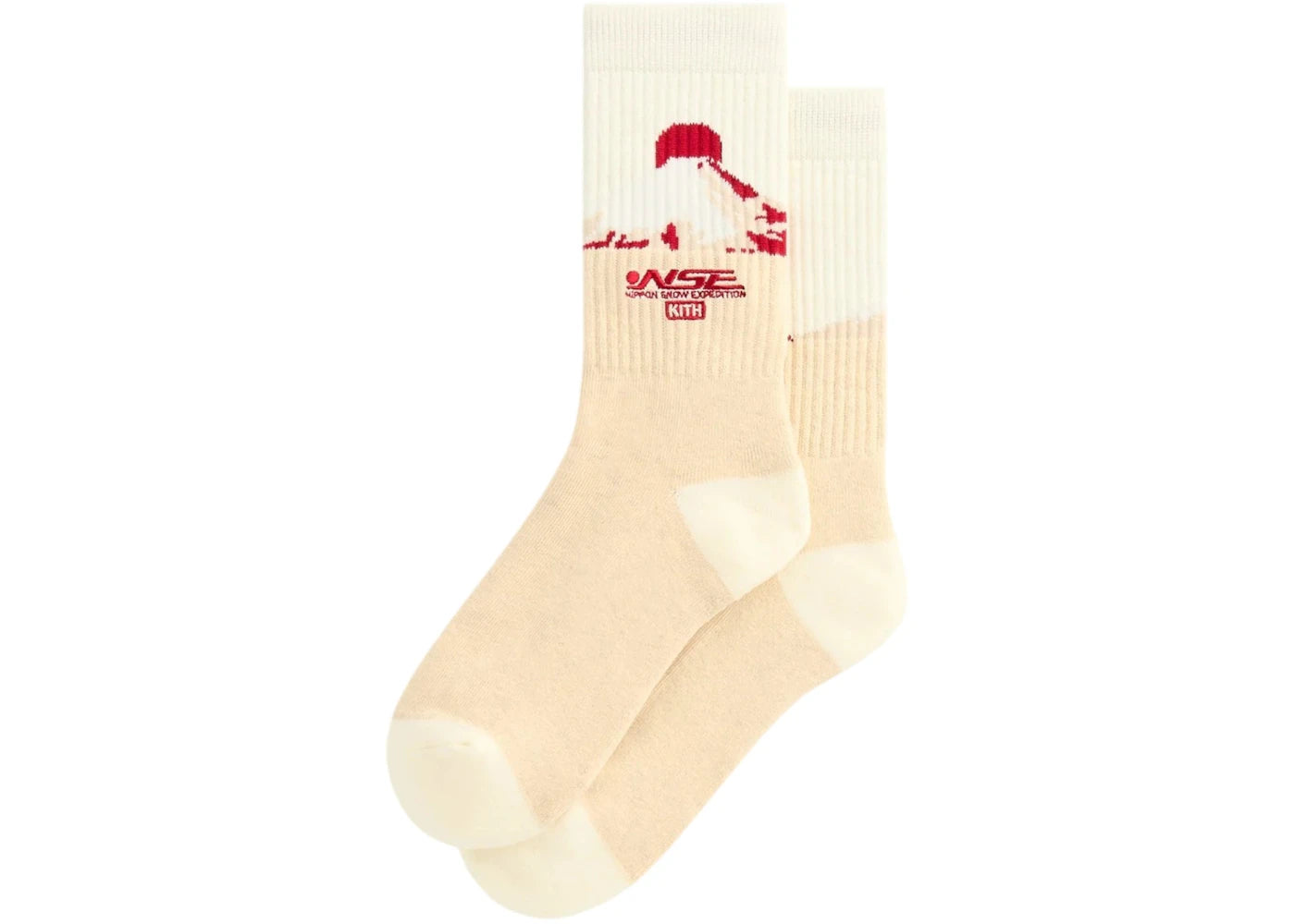 Kith x Columbia NSE Mountain Socks Sandrift