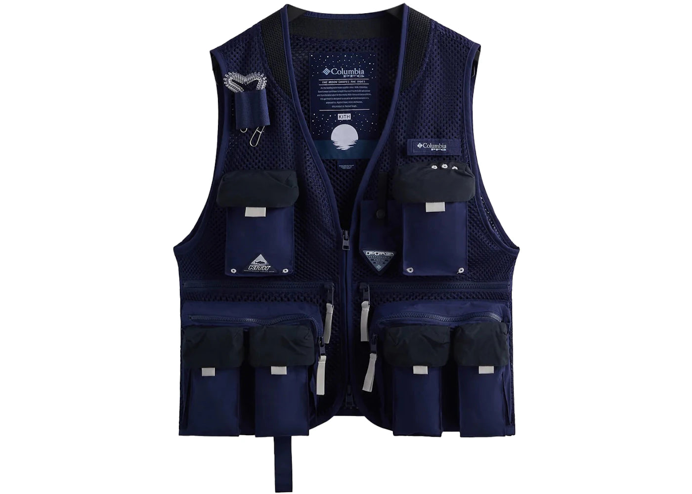 Kith x Columbia PFG Cool Creek Vest Extreme Midnight