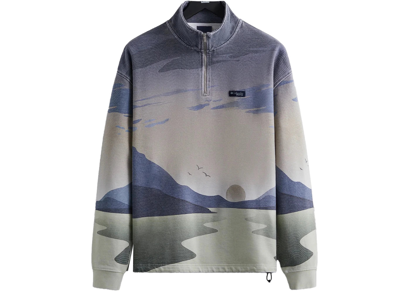 Kith x Columbia PFG Quarter Zip Noctural