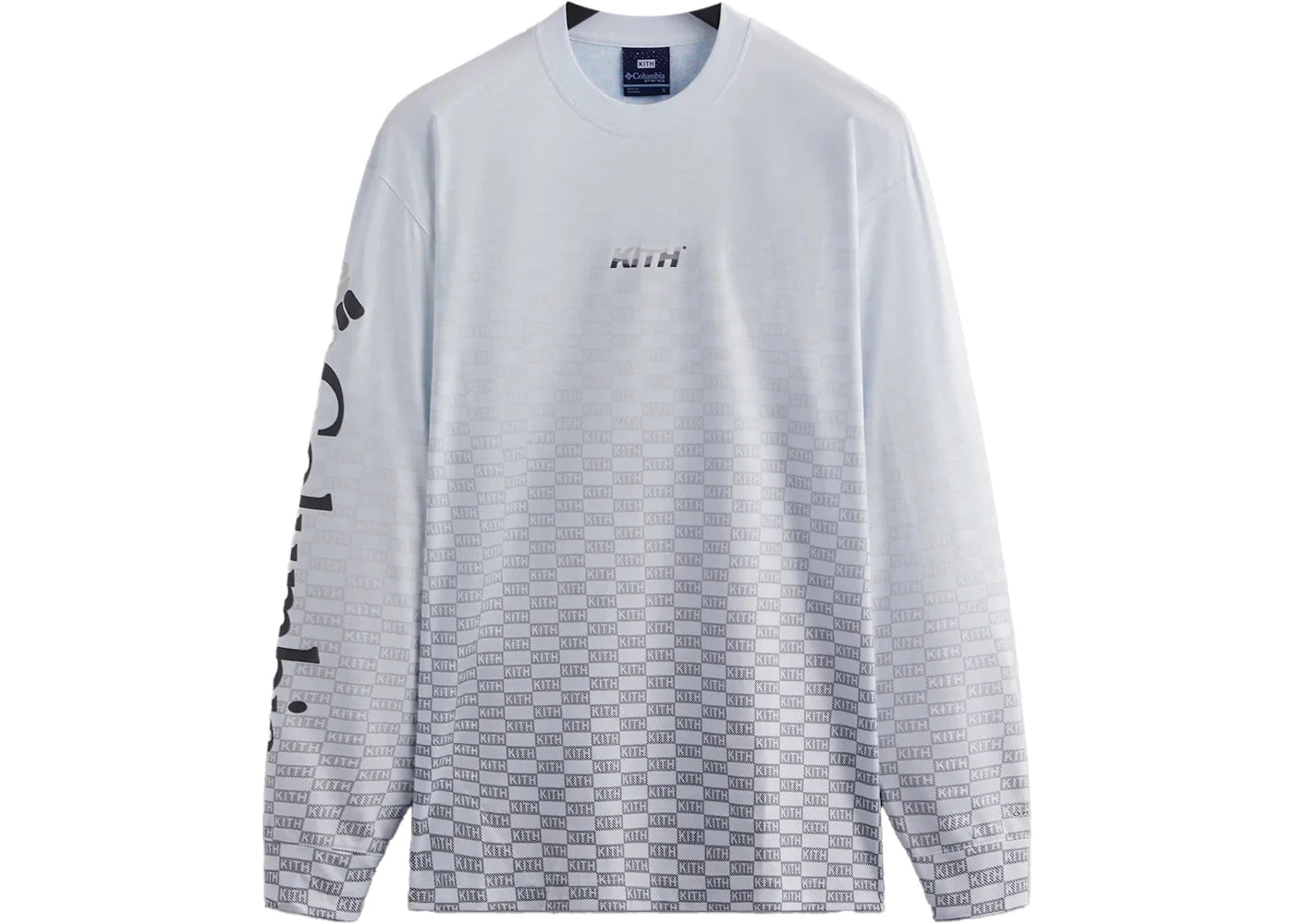 Kith x Columbia PFG Terminal Tackle Long Sleeve Shirt White Gradient