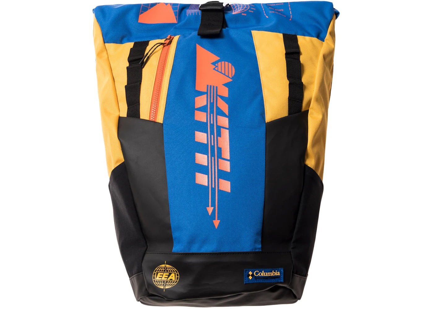 Kith x Columbia Rolltop Bag Blue Macaw