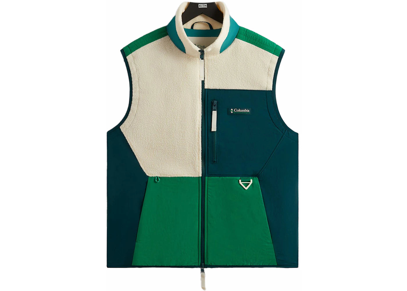 Kith x Columbia Sherpa Vest Bamboo Forest