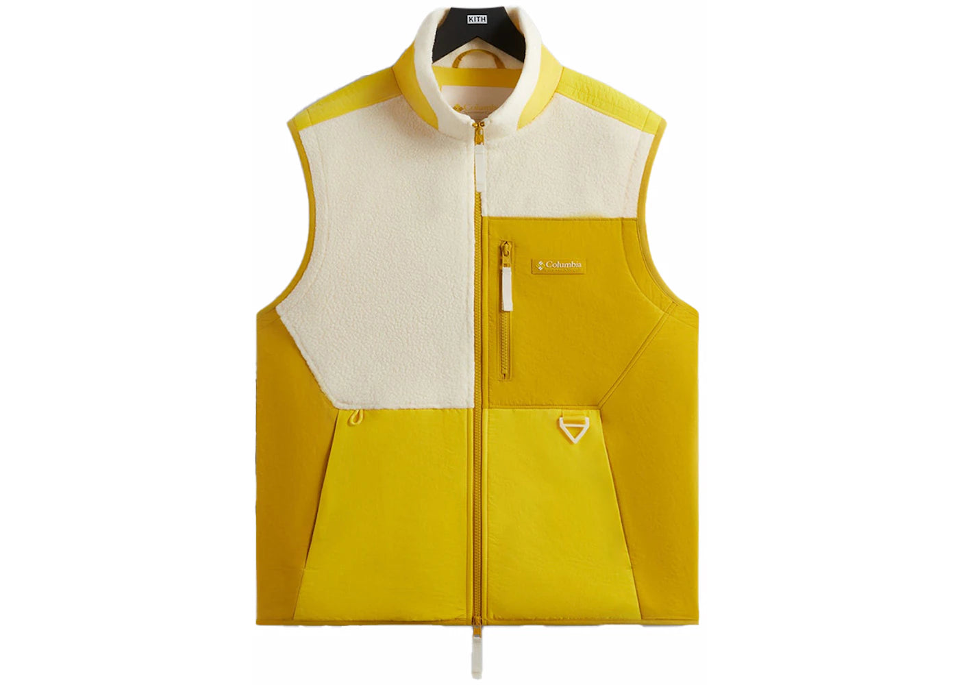 Kith x Columbia Sherpa Vest Bright Yellow