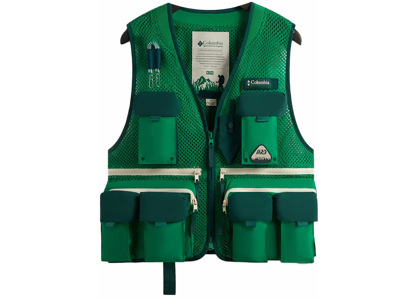 Kith x Columbia Utility Vest Bamboo Forest