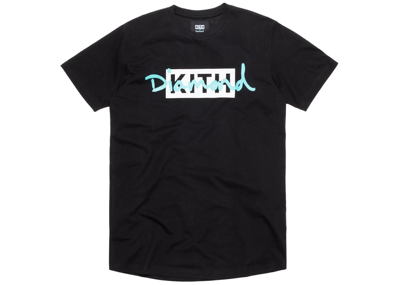 Kith x Diamond Script Tee Black