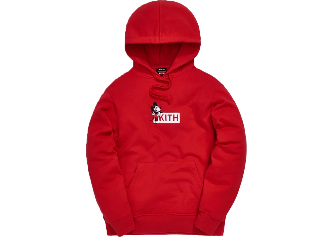 Kith x Disney 20s Mickey Classic Logo Hoodie Red