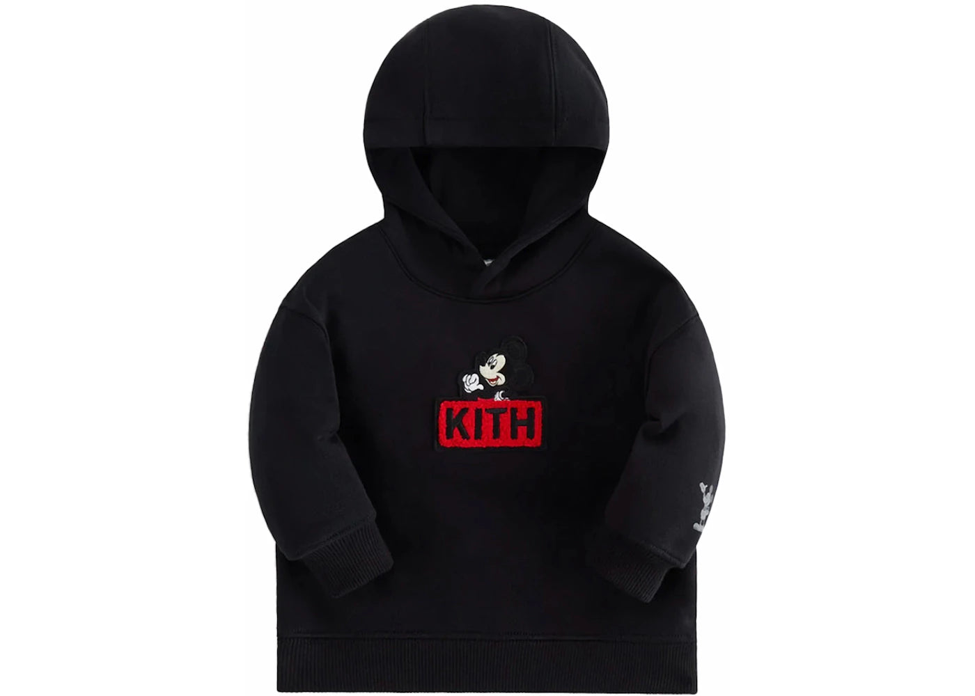 Kith x Disney Baby Mickey & Friends Mickey Classic Logo Hoodie Black