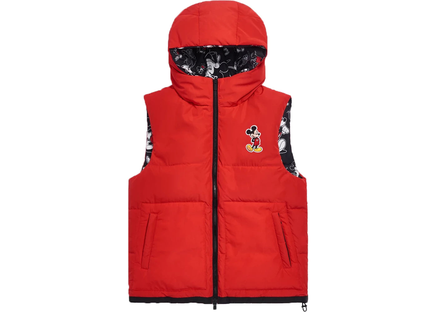 Kith x Disney Bristol Down Puffer Vest Red