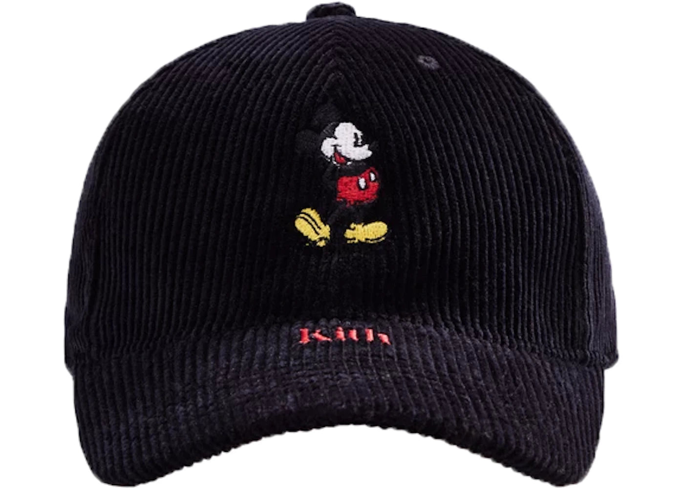 Kith x Disney Classic Corduroy Cap Black