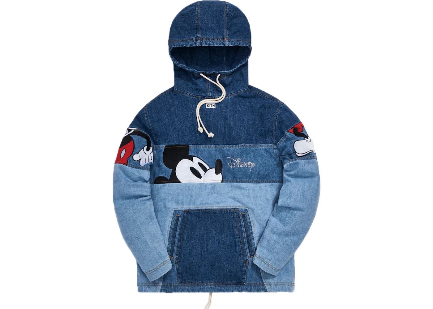 Kith x Disney Double Pocket Hoodie Indigo