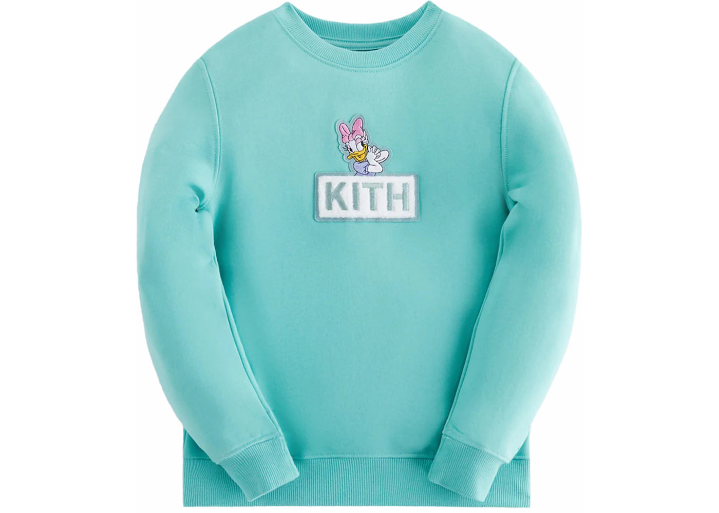 Kith x Disney Kids Mickey & Friends Daisy Classic Logo Crewneck Mykonos