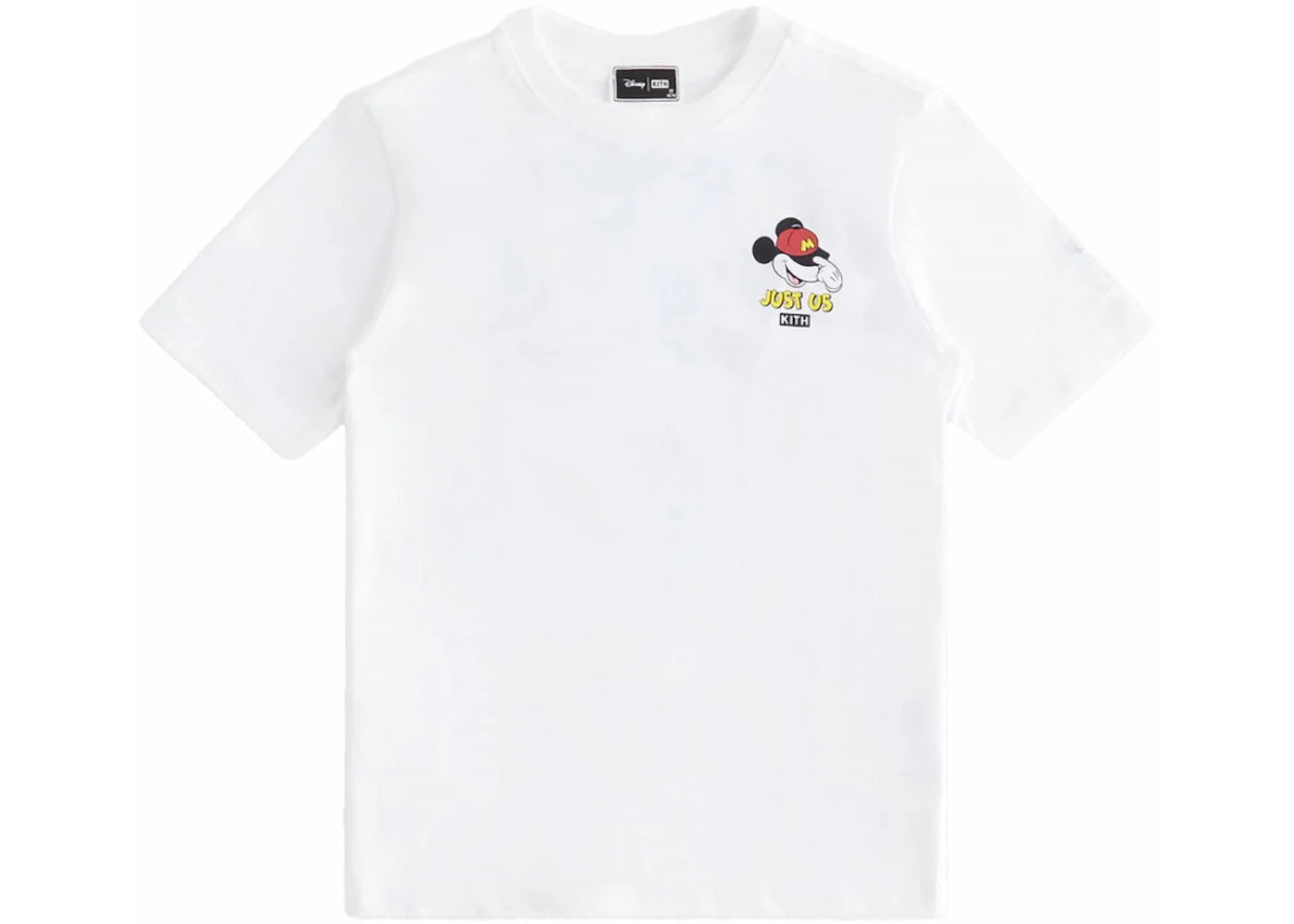 Kith x Disney Kids Mickey & Friends Family Portrait Vintage Tee White
