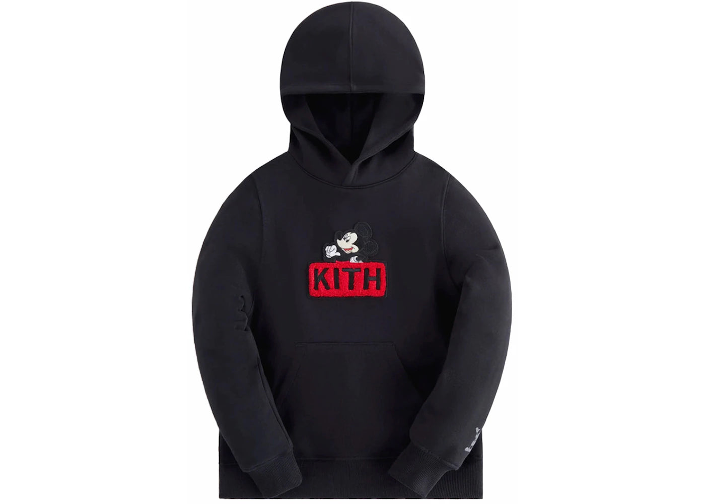 Kith x Disney Kids Mickey & Friends Mickey Classic Logo Hoodie Black