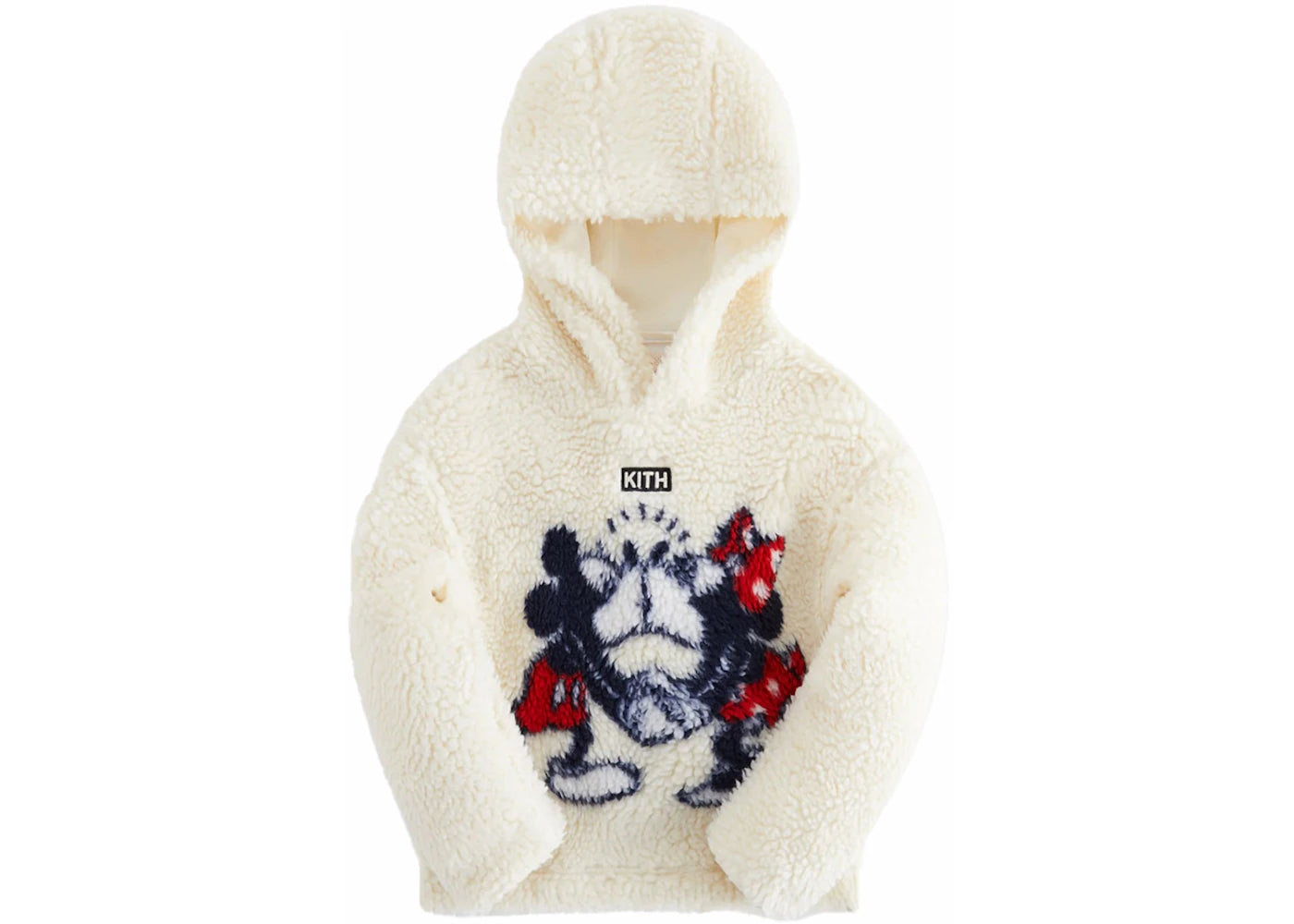 Kith x Disney Kids Mickey & Friends Sherpa Hoodie Sandrift