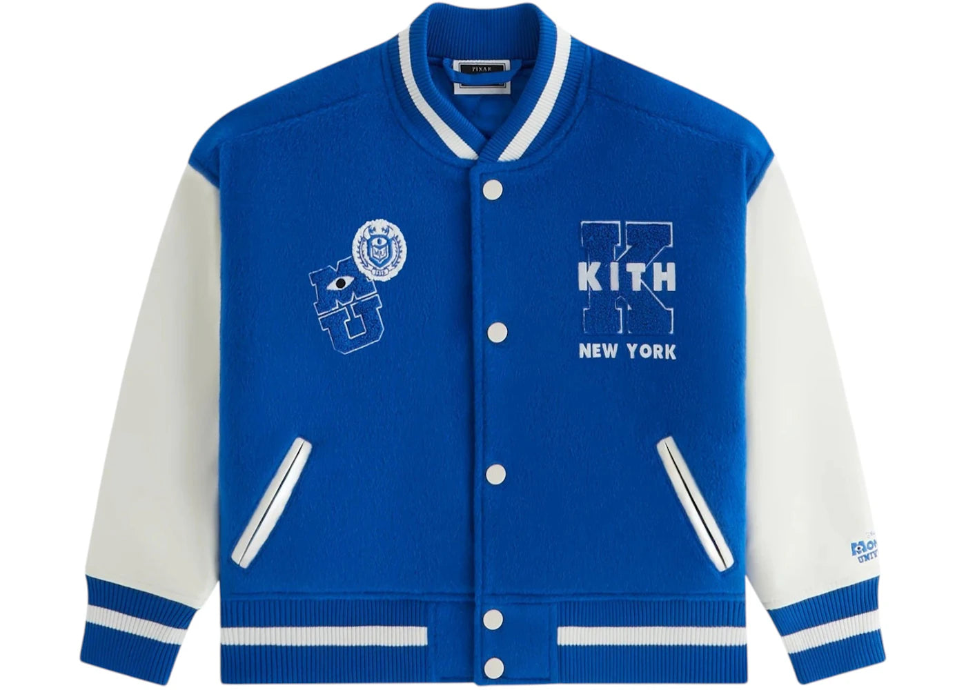 Kith x Disney Kids Monsters Inc. Varsity Jacket Greek