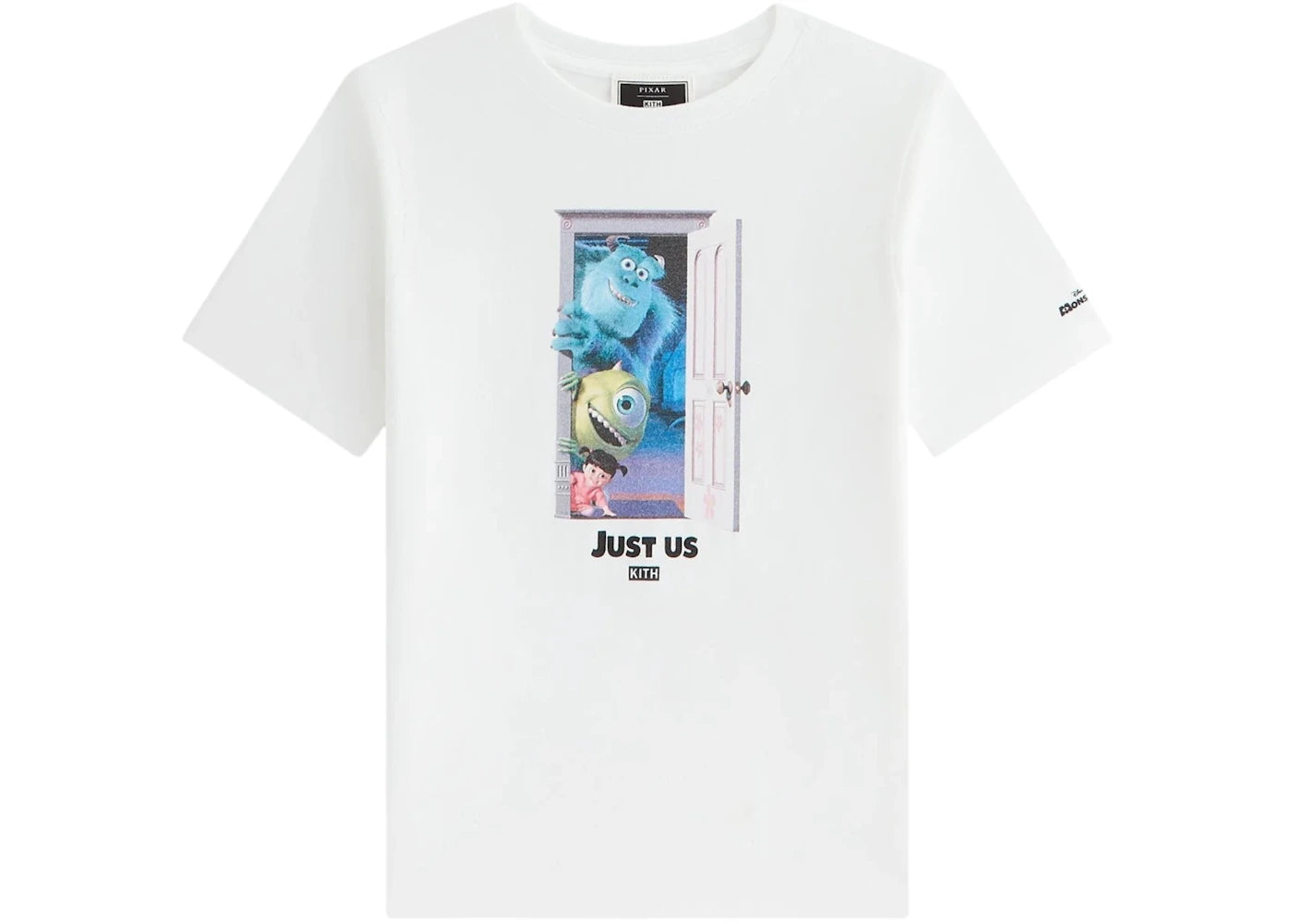 Kith x Disney Kids Pixar Monsters Inc. Just Us Tee White
