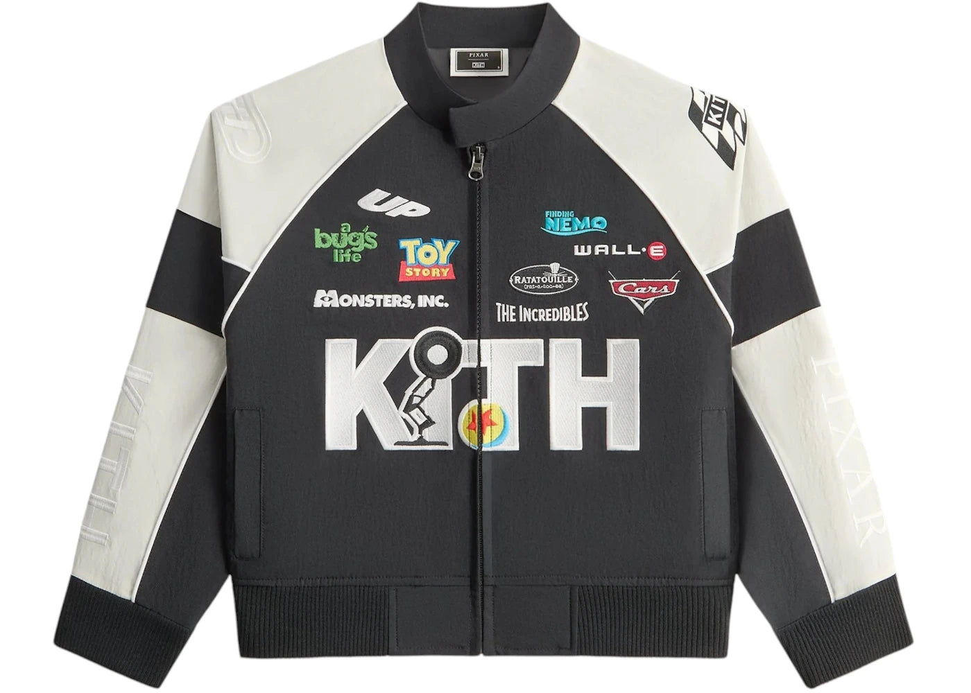 Kith x Disney Kids Pixar Racing Jacket Black