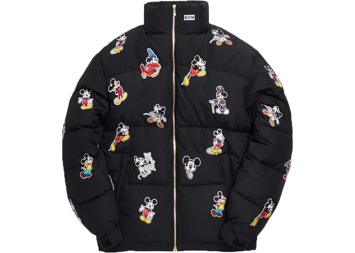 Kith x Disney Killington Down Puffer Jacket Black