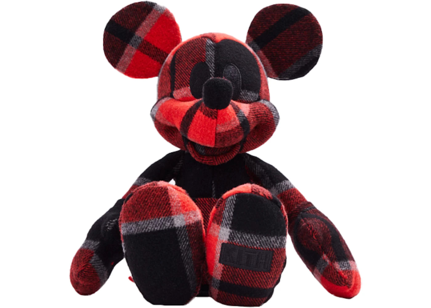 Kith x Disney Large Mickey Plush Plaid