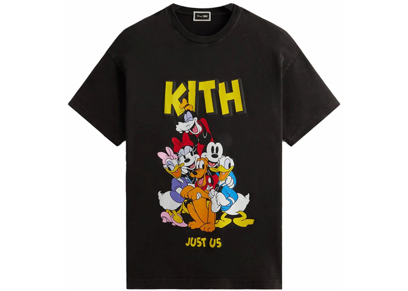 Kith x Disney Mickey & Friends Best Friends Vintage Tee Black