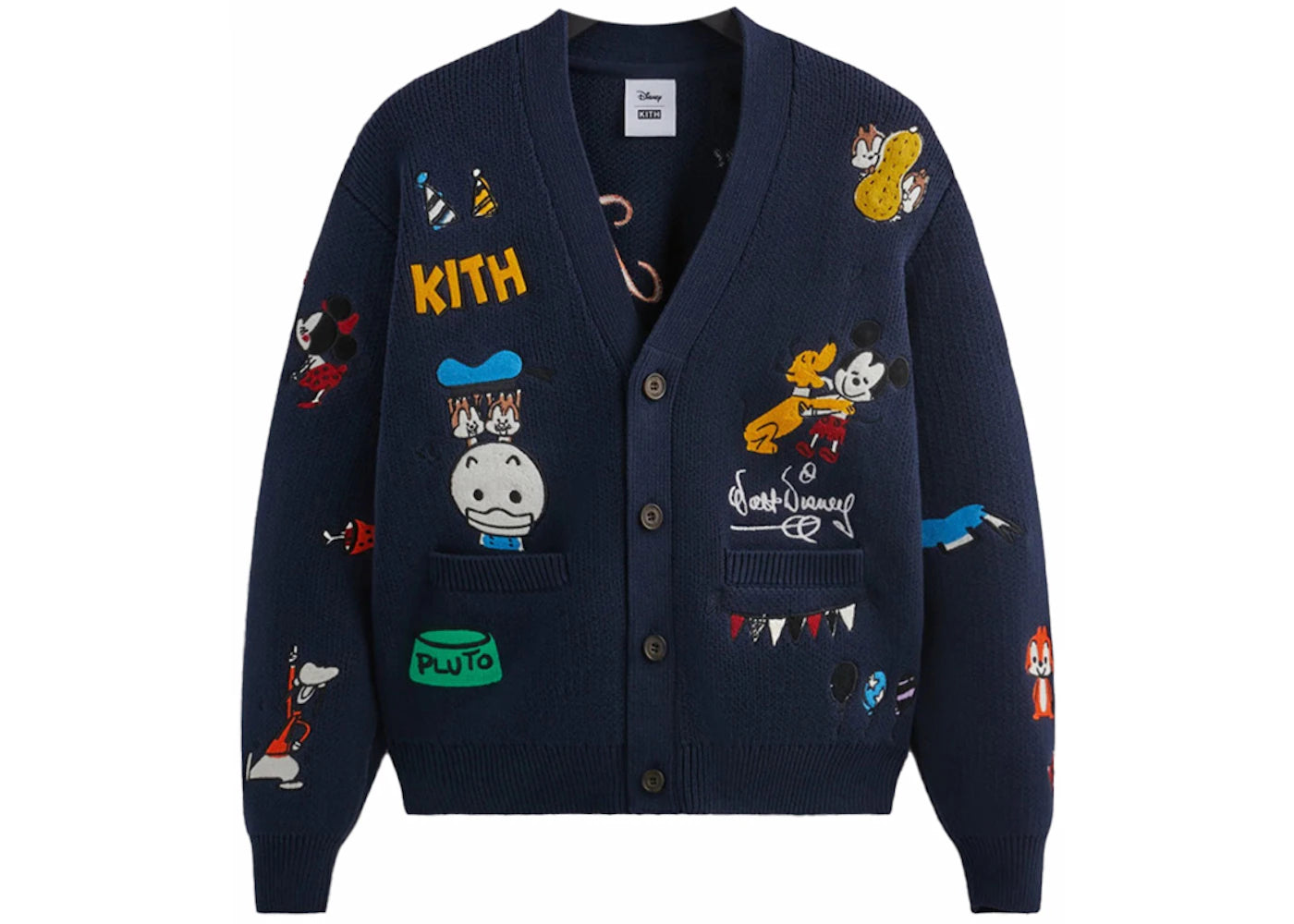 Kith x Disney Mickey & Friends Chunky Yarn Cardigan Nocturnal