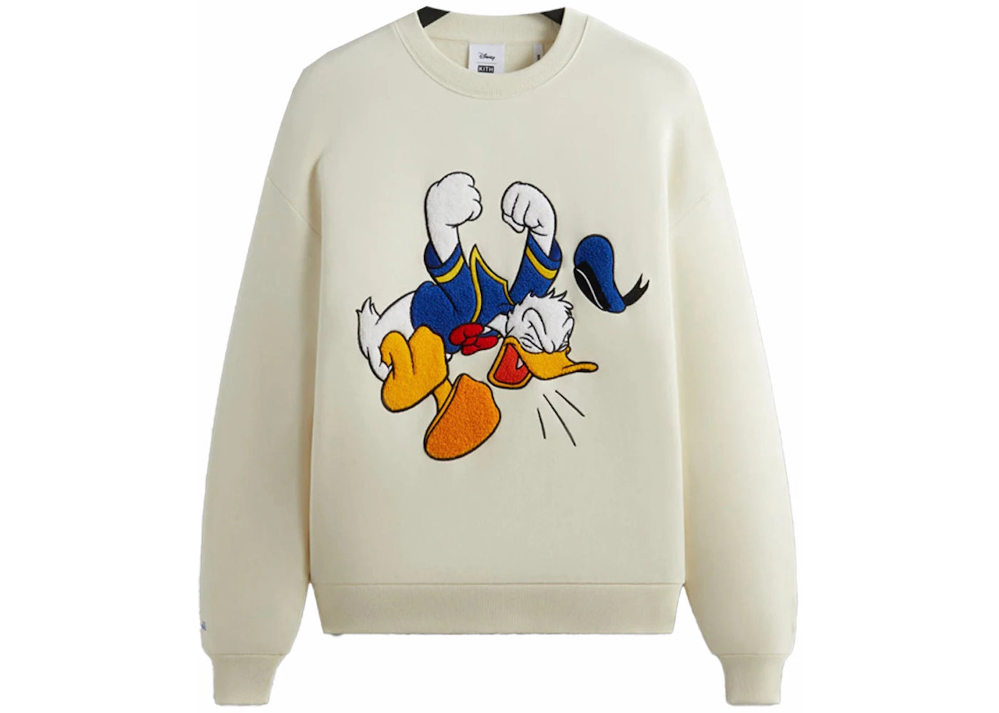 Kith x Disney Mickey & Friends Donald Duck Vintage Crewneck Sandrift