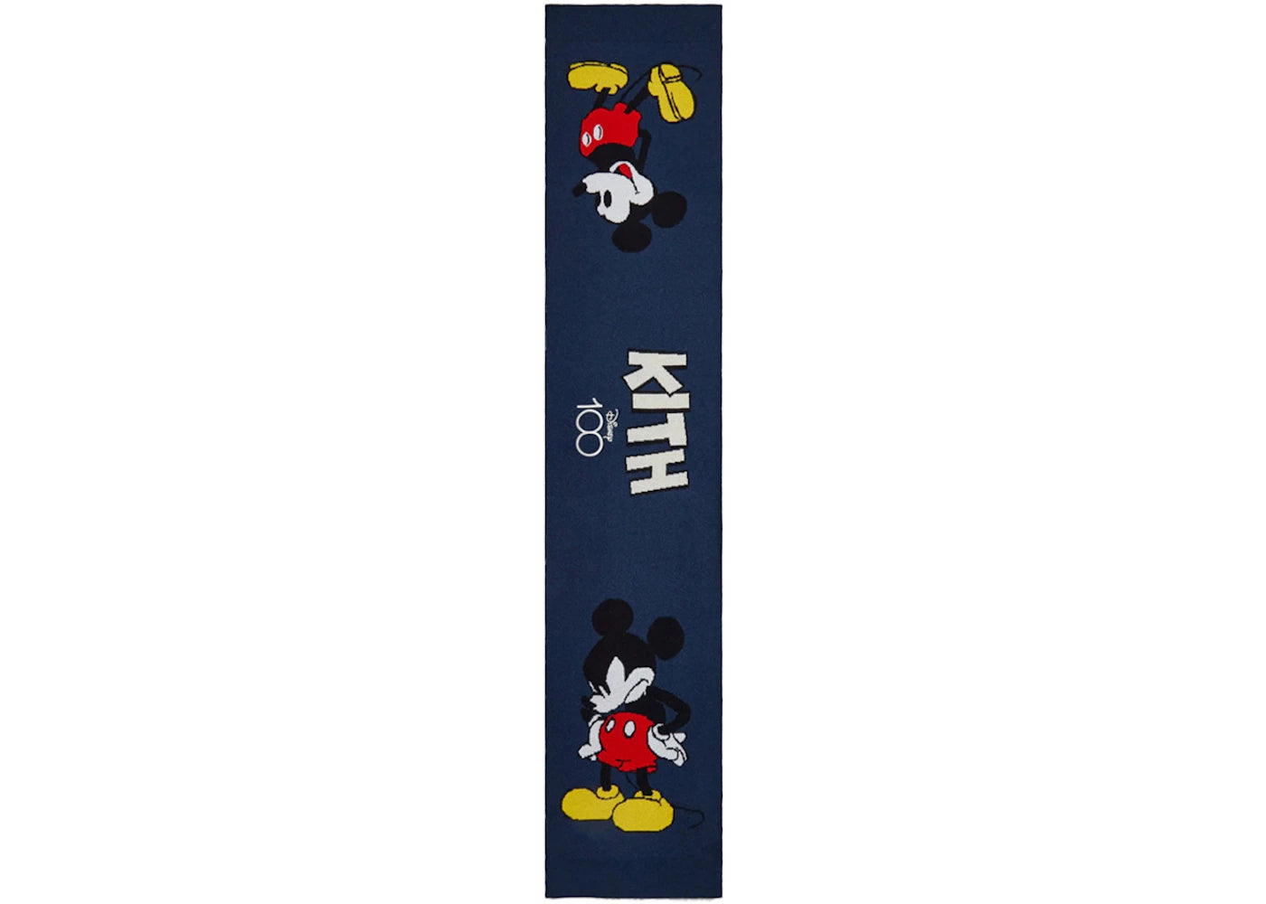 Kith x Disney Mickey & Friends Knitted Mickey Scarf Nocturnal Heather