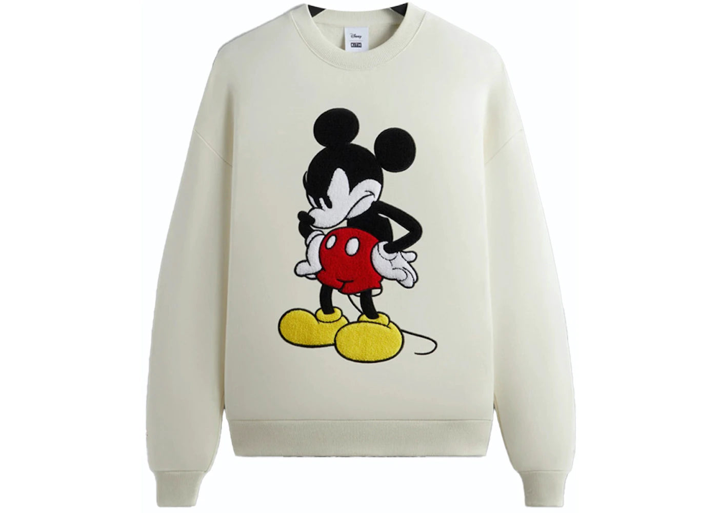 Kith x Disney Mickey & Friends Mad Mickey Vintage Crewneck Sandrift