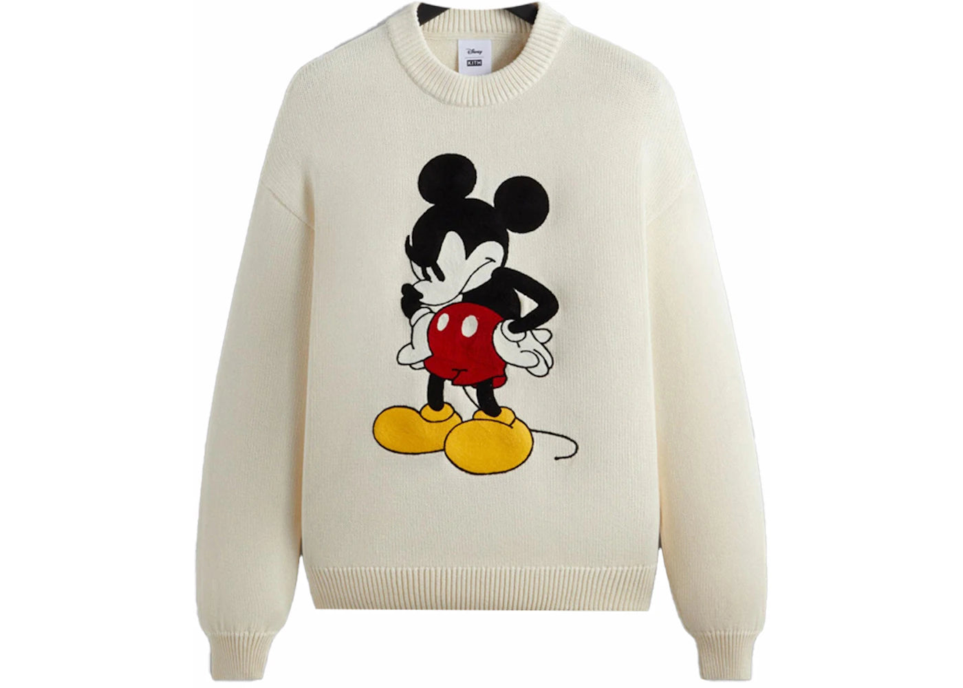 Kith x Disney Mickey & Friends Mickey Crewneck Sweater Sandrift