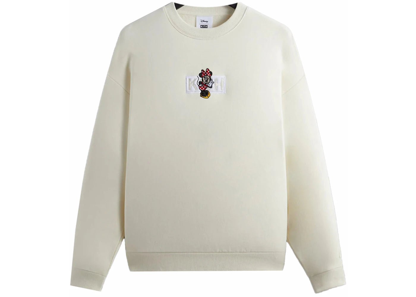 Kith x Disney Mickey & Friends Minnie Classic Logo Crewneck Sandrift