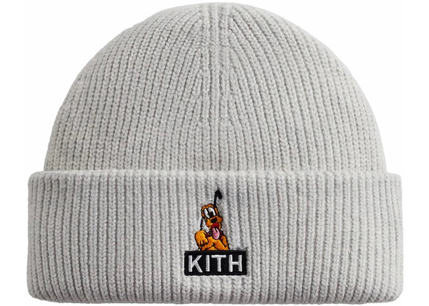 Kith x Disney Mickey & Friends Pluto Mia Beanie Light Heather Grey