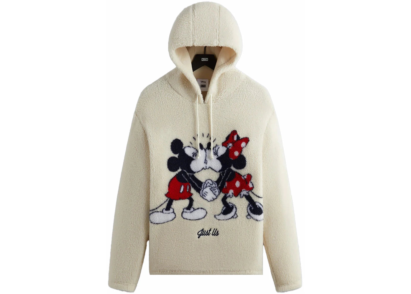 Kith x Disney Mickey & Friends Sherpa Hoodie Sandrift