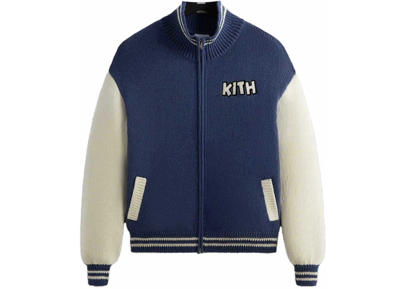 Kith x Disney Mickey & Friends Wyona Full Zip Sweater Heather Indigo