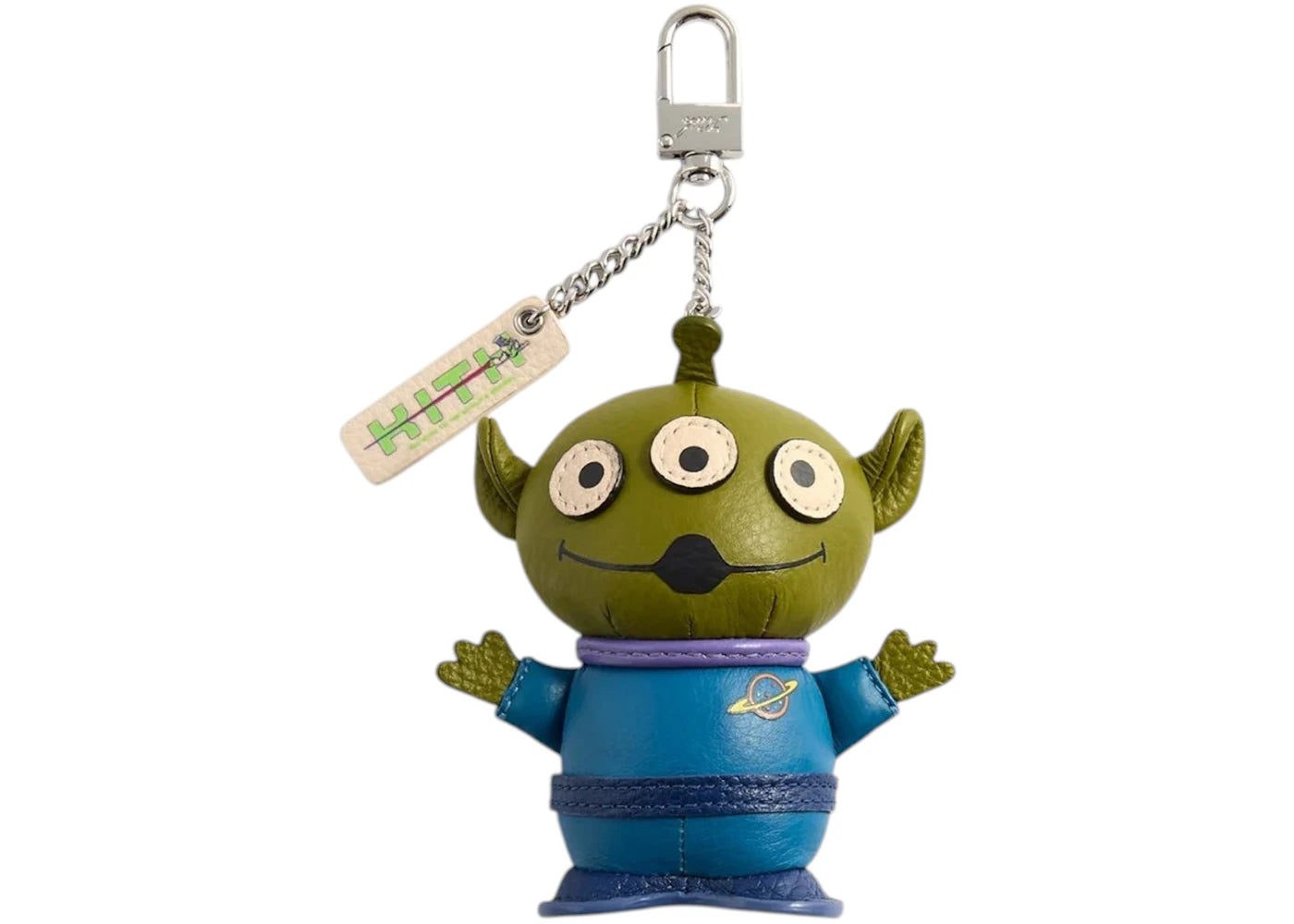 Kith x Disney Pixar Alien Toy Story Leather Key Charm Multicolor