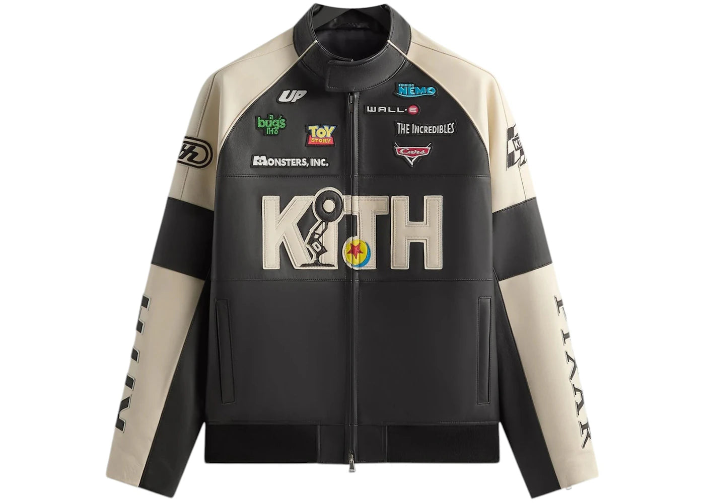 Kith x Disney Pixar Dejan Leather Jacket Black
