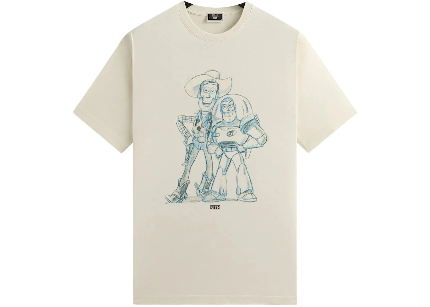 Kith x Disney Pixar Toy Story Sketch Vintage Tee Sandrift